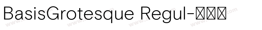 BasisGrotesque Regul字体转换 BasisGrotesque Regul字体转换
